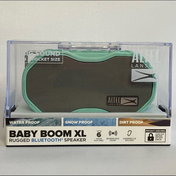 Altec Other - Altec Lansing Baby Boom XL Rugged Bluetooth Speaker - Waterproof/Dirtproof MINT